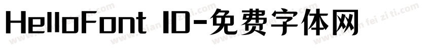HelloFont ID字体转换